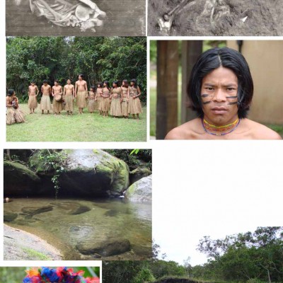 Imagens de referencia de aldeias indigenas tupinambas
